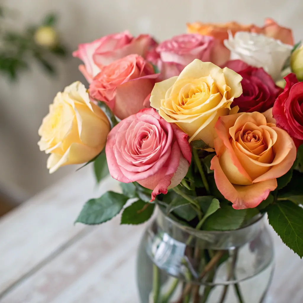 A beautiful bouquet of roses